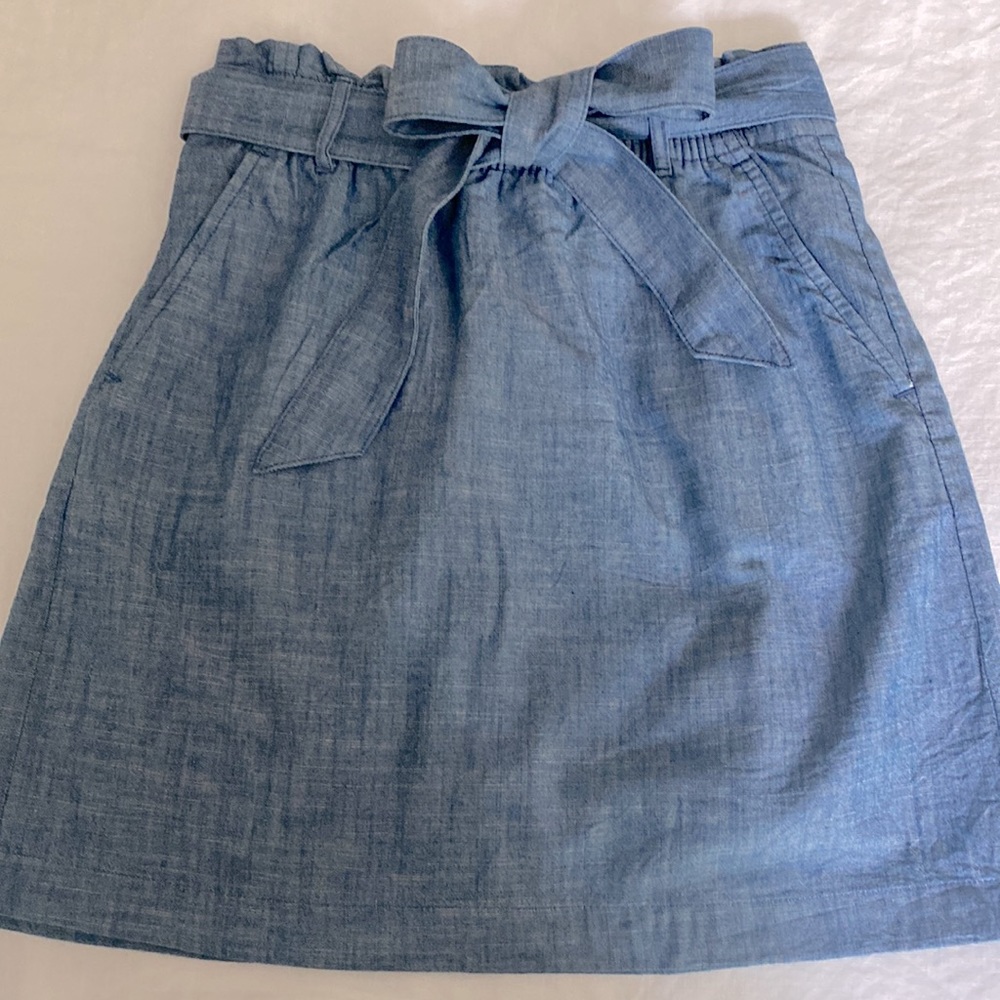 Cute JCrew Chambray Skirt